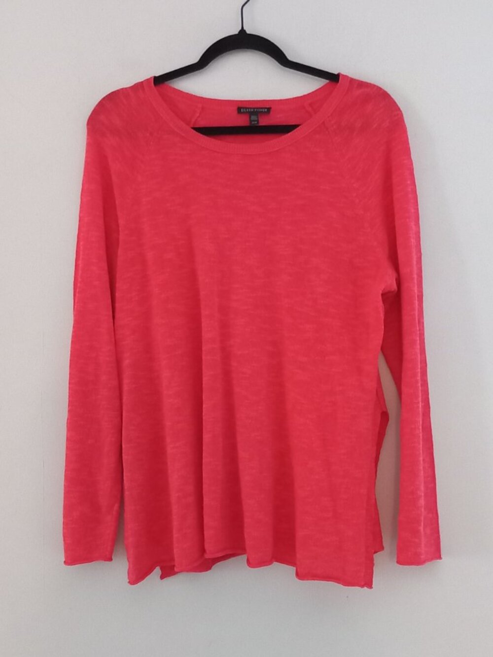 EILEEN FISHER coral sweater